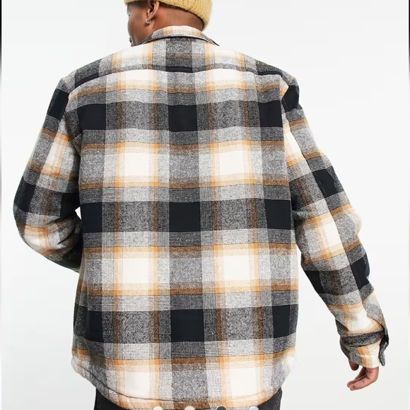 Timberland Insulated Buffalo shirt jacket in beige - Picture 11 of 15